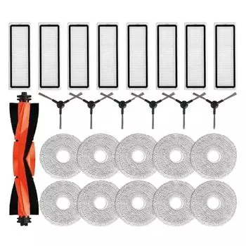 Для робота-пылесоса Xiaomi S20+ / S10 Plus / B108GL / B105 / B108CN B113CN основная боковая щетка тряпка для швабры детали фильтра Hepa CHINA