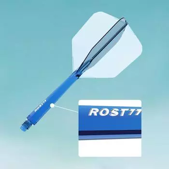 Для Rost 77 Интегрированный стержень дротика и полет M Большая форма крыла 14 цветов Прочные жесткие плотно наконечники дротики крылья для игры в дартс as the picture