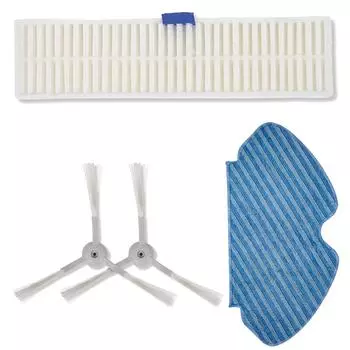 Для Rowenta ZR740003, фильтр-швабра с боковой щеткой, замена для робота-пылесоса Explorer 60