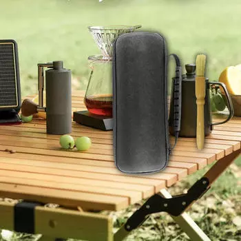 для ручной кофемолки, идеально подходит для кемпинга и дома bag with brush