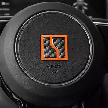 Для руля Zeekr 001 с модификацией логотипа автомобиля, декоративная наклейка, внутренняя наклейка с логотипом, обновленные аксессуары зелёный