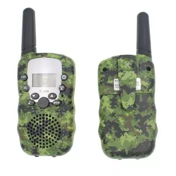 для с детьми 22 канала 3 мили игрушки Walkie Фонарик 2 шт Диапазон Talkies