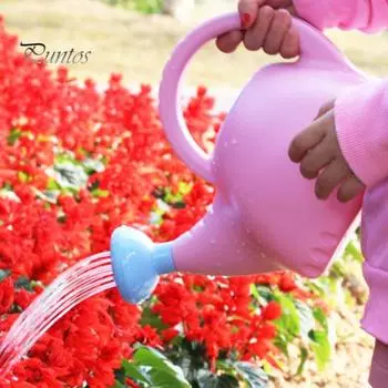 Для садовой лейки, прочный, удобный в переноске, в форме слона, прекрасный опрыскиватель для полива розовый/синий