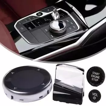 Для салона автомобиля BMW ручка переключения передач наклейка на рычаг переключения передач аксессуары для 2 серии F44 F45 F46 для 3 серии G20 G21 G28 CHINA