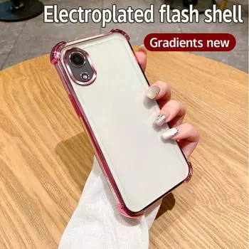 Для Samsung A03 Core Case Galaxy A03 Core Cover SM-A032F Phone Case Soft Bumper Противоударный защитный чехол Прозрачный гальванический слой For Galaxy A03 Core