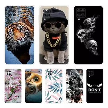 Для Samsung A12 M32 чехол мягкий силиконовый для Samsung Galaxy A22 5G 4G прозрачный телефон задняя крышка для Samsung M32 A 22 телефон чехол Samsung M32 4G