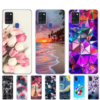Для Samsung A21S чехол 6.5 Мягкий силиконовый чехол TPU для задней панели телефона Samsung Galaxy A21s GalaxyA21s A 21s SM-A217FZBNSER a217 Shell For Samsung A21S