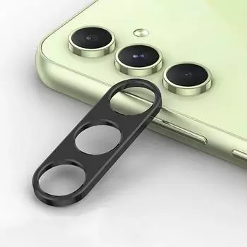 Для Samsung F34 M34 F54 A24 F14 M54 M14 A54 A34 A14 Защитная крышка для объектива задней камеры, чехол из алюминиевого сплава, металлическая защитная пленка Samsung F14&1 pc чёрный