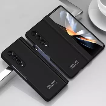 для samsung fold5 противоударный защитный складной чехол-сумка для Samsung Galaxy Z Fold 5 Fold5 Zfold5 5G закаленное стекло пленка Coque for Samsung Z Fold 5