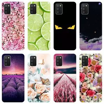 Для Samsung Galaxy A02s A 02s GalaxyA02s чехол Мягкая силиконовая задняя крышка чехол для телефона с рисунком Звездное небо For Samsung Galaxy A02s детские порошок