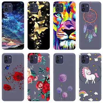 Для Samsung Galaxy A03 A 03 GalaxyA03 SM-A035F чехол Мягкая силиконовая задняя крышка чехол для телефона с мультяшным рисунком For Samsung Galaxy A03