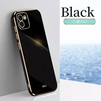 Для Samsung Galaxy A03 A 03 GalaxyA03 SM-A035F A035F чехол Мягкая силиконовая задняя крышка 6D гальванический чехол для телефона For Samsung Galaxy A03 фиолетовый