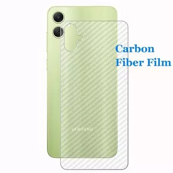Для Samsung Galaxy A05 A05s A15 A25 5G 3D углеродное волокно против отпечатков пальцев прозрачная матовая задняя пленка защитная пленка для экрана (Не стекло)