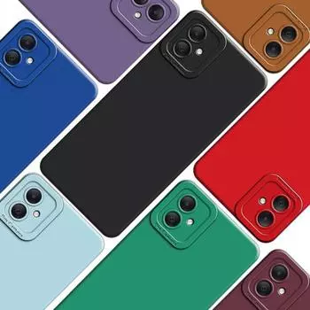 Для Samsung Galaxy A05 Чехол Для Samsung Galaxy A05 Полная защита объектива камеры Новый жидкий силиконовый противоударный бампер For A05 чёрный