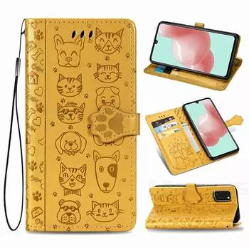 Для Samsung Galaxy A10 A30S A40 A50 A01 A11 A21S A31 A41 A71 A 51 02 12 32 52 72 5G M12 M21 M31 S8 S9 S10 Plus S 20 FE чехол-бумажник с откидной крышкой кожаный чехол Samsung A22 5G синий