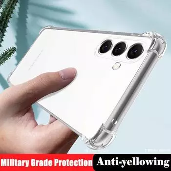 Для Samsung Galaxy A15 A 15 4G 5G SM-A156B чехол противоскользящий мягкий силиконовый корпус из ТПУ противоударный прозрачный чехол для телефона задняя крышка Samsung Galaxy A15 4G прозрачный