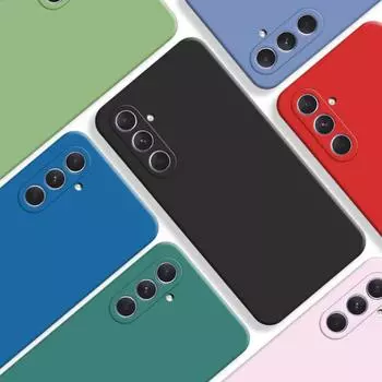 Для Samsung Galaxy A16 5G Чехол Для Samsung A16 5G Чехол Новый жидкий силиконовый защитный бампер для Samsung Galaxy A16 For A16 чёрный