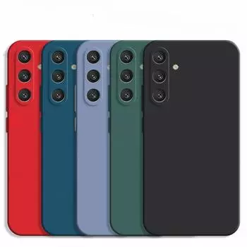 Для Samsung Galaxy A16 5G Чехол Samsung Galaxy A16 5G Чехол TPU Противоударный Жидкий Силиконовый Телефон Задняя Крышка Samsung Galaxy A16 5G For Galaxy A16 5G чёрный