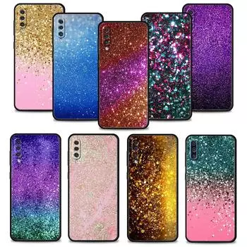 Для Samsung Galaxy A20e A70 A20s A50 A10s A40 Note 20 Ultra 10 A10 A30 A03 A91, полностью тонкий, золотой, розовый, с блестящим принтом, телефон, принципиально Samsung A01