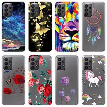 Для Samsung Galaxy A23 A 23 GalaxyA23 SM-A235F чехол Мягкая силиконовая задняя крышка чехол для телефона с мультяшным рисунком
