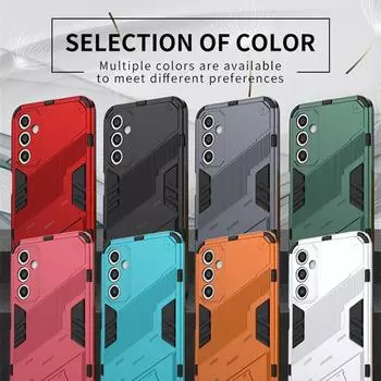 Для Samsung Galaxy A24 Чехол Samsung A24 4G Чехол Punk Armor Противоударный Жесткий Резиновый Кронштейн Бампер Для Galaxy A24 Fundas For Galaxy A24 4G