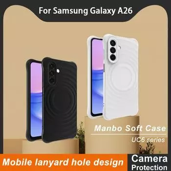 Для Samsung Galaxy A26 5G чехол для телефона IMAK UC-6 матовый мягкий чехол Samsung Galaxy A26 5G чёрный