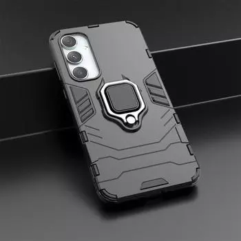 Для Samsung Galaxy A35 A 35 5G чехол противоударный жесткий чехол-подставка для телефона с кольцом задняя крышка For Samsung Galaxy A35 5G красный