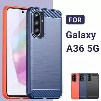 Для Samsung Galaxy A36 5G Чехол Samsung Galaxy A36 5G Чехол Противоударный Матовый TPU Защитный Чехол Для Телефона Samsung Galaxy A36 For Galaxy A36 5G чёрный