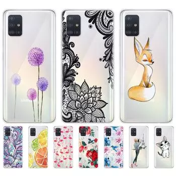 Для Samsung Galaxy A51 чехол силиконовый прозрачный чехол для телефона Samsung A51 A515 мягкий чехол 6,5 дюймов for Samsung A51