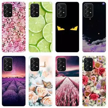Для Samsung Galaxy A52 A 52 GalaxyA52 5G чехол Мягкая силиконовая задняя крышка чехол для телефона с рисунком Звездное небо For Samsung Galaxy A52