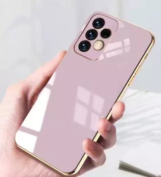 Для Samsung Galaxy A53 A52S A52 A51 A13 A73 A72 A71 A33 A32 A54 A22 A 53 13 73 52S 52 4G 5G милый роскошный чехол для телефона с покрытием Samsung A52S (5G) розовый