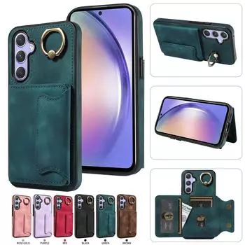 Для Samsung Galaxy A54 (5G) Кольцо-кронштейн для держателя карт, слоты, чехол для телефона Samsung Galaxy A54 чёрный