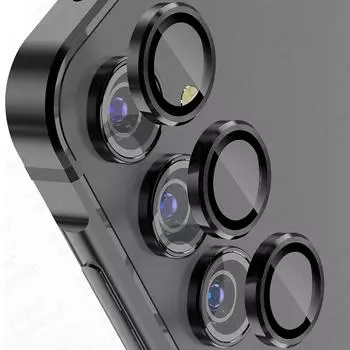для Samsung Galaxy A55 5G чехол для камеры защитный экран 9H закаленное стекло крышка камеры на Samsang A55 A35 A15 4G металлическое кольцо объектива A55 5G&1 Set-3PCS
