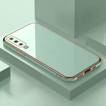 Для Samsung Galaxy A7 2018 защитный гальванический противоударный чехол Galaxy J2 J7Prime J4 J6Plus чехол силиконовый мягкий ТПУ Galaxy A7 2018 чёрный