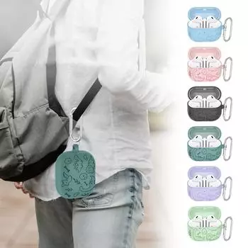 Для Samsung Galaxy Buds 3pro/Buds 3 защитный чехол для наушников Anti Soft Hook Loss для Buds3pro K2D0 grey-for galaxy buds 3 or 3pro