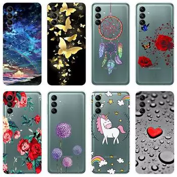 Для Samsung Galaxy M14 M 14 GalaxyM14 чехол Мягкая силиконовая задняя крышка чехол для телефона с мультяшным рисунком