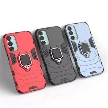 Для Samsung Galaxy M15 5G чехол для Samsung M15 чехол 6,5 дюймов бронированный палец кольцо жесткий противоударный защитный бампер для Galaxy M15 For M15 5G