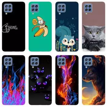Для Samsung Galaxy M32 M 32 GalaxyM32 SM-M325F M325F M325 чехол Мягкая силиконовая задняя крышка модный чехол для телефона с рисунком For Samsung Galaxy M32