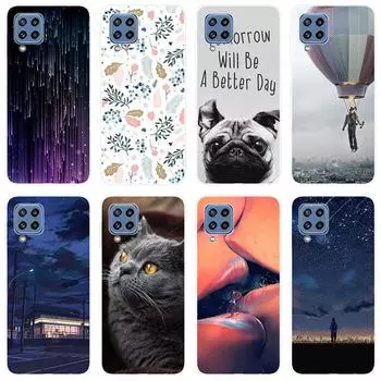 Для Samsung Galaxy M32 M 32 GalaxyM32 SM-M325F M325F M325 чехол Мягкая силиконовая задняя крышка модный чехол для телефона с мультяшным рисунком For Samsung Galaxy M32
