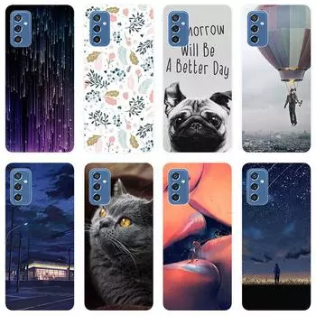 Для Samsung Galaxy M52 5G M 52 GalaxyM52 чехол Мягкая силиконовая задняя крышка модный чехол для телефона с мультяшным рисунком For Samsung Galaxy M52 5G