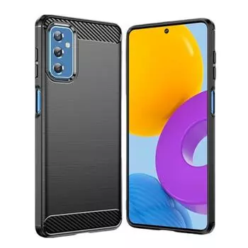 Для Samsung Galaxy M52 5G силиконовый чехол из углеродного волокна резиновый чехол для Samsung a33 5g Galaxy A53 A73 5G мягкие чехлы для телефонов Samsung M52 5G чёрный