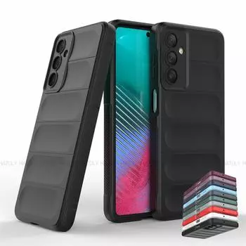 Для Samsung Galaxy M54 5G чехол Роскошный матовый чехол для телефона из ТПУ противоударный силиконовый чехол Samsung Galaxy M14 M34 M54 5G For Samsung M14 5G красный