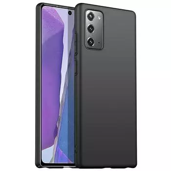 Для Samsung Galaxy Note20 5G/Note20 Однотонный Жесткий ПК Чехол Противоударный Чехол для Телефона Black