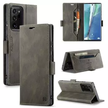 Для Samsung Galaxy Note 20 Ultra чехол-книжка из кожи для Samsung Galaxy Note20 чехол-кошелек с магнитным креплением Galaxy Note 20 Ultra чёрный