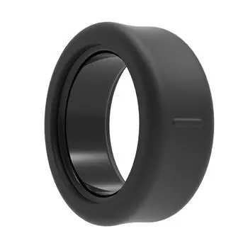 Для Samsung Galaxy Ring силиконовый эластичный чехол-кольцо с защитой от царапин (Черный М)