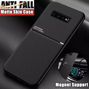 Для Samsung Galaxy S20 FE Ultra S10 Lite S9 S8 Plus S10E Магнитный чехол в виде ракушки для Samsung Note S 10 20 FE Ultra 9 8 Plus Samsung Note 9 чёрный