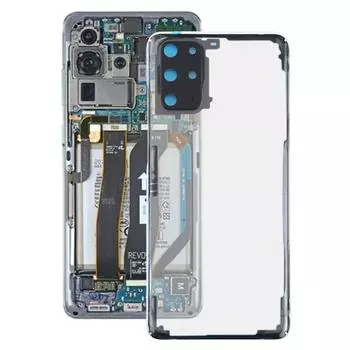 Для Samsung Galaxy S20+ SM-G985 SM-G985F SM-G985F/DS Стеклянная прозрачная задняя крышка аккумулятора (прозрачный) прозрачный