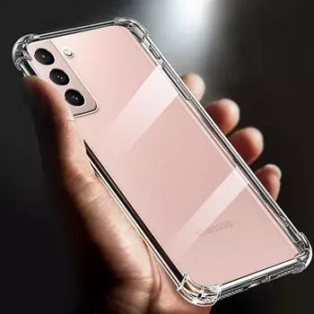 Для Samsung Galaxy S21 чехол 5G утолщенный воздушная подушка ударопрочный прозрачный мягкий TPU чехлы для телефонов прозрачный S 21 6.2 задняя крышка SM-G991U1 For Samsung S21 5G чистый