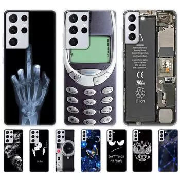 Для Samsung Galaxy S21 | S21+ Ultra FE 5G Чехол для Samsung S21 plus Чехол для телефона Galaxy S21 fe Силиконовый бампер TPU задняя крышка Funda Samsung S21