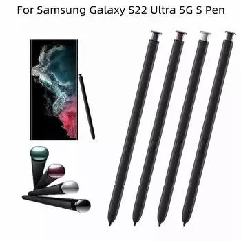Для Samsung Galaxy S22 Ultra 5G S Pen Сменный стилус для сенсорного экрана без Bluetooth-совместимого 4 красный